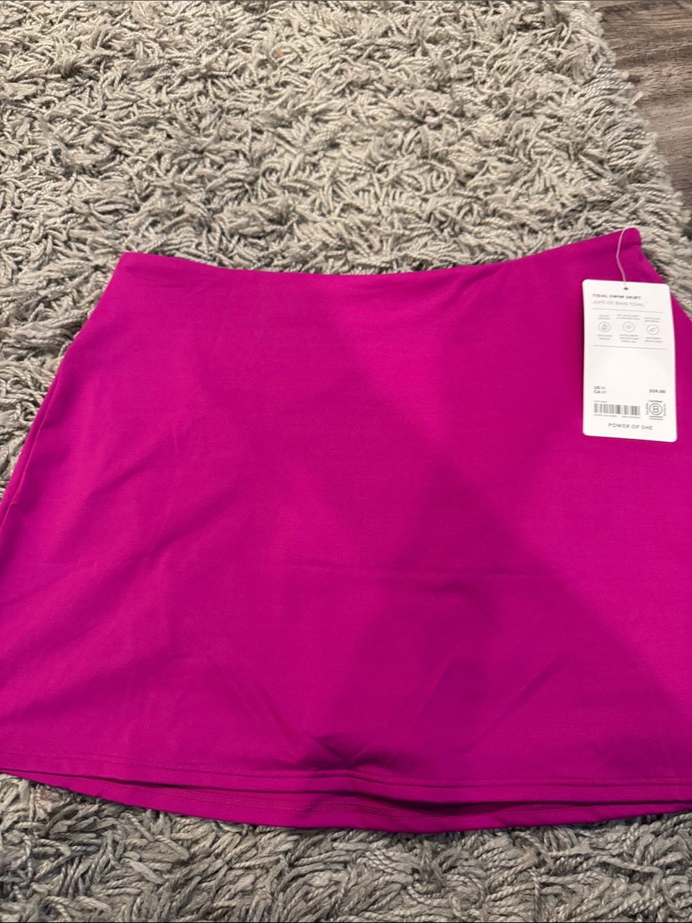 Women’s Magenta Active Swim skirt